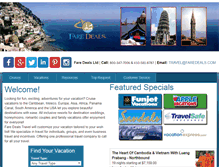 Tablet Screenshot of faredeals.com